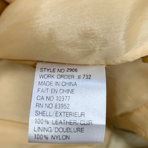 Vintage Lew Margam Collection Suede Mid Length Leather Jacket Size 8 - Picture 12 of 12